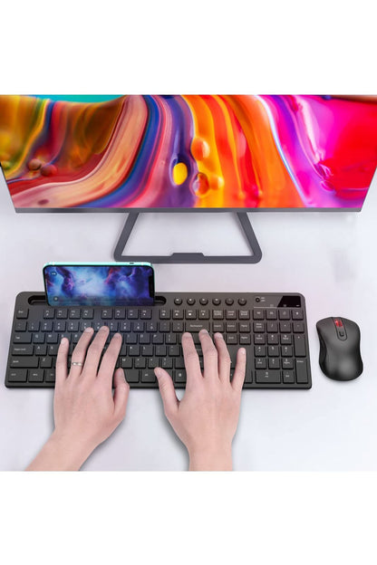 Wireless Keyboard and Mouse Combo, MARVO 2.4G Ergonomic Wireless