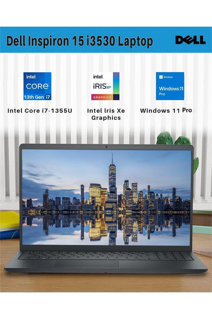 Dell Inspiron 15 Business Laptop, 15.6" FHD Touchscreen, Intel 10-Core i7-1355U, 32 GB RAM, 1 TB SSD