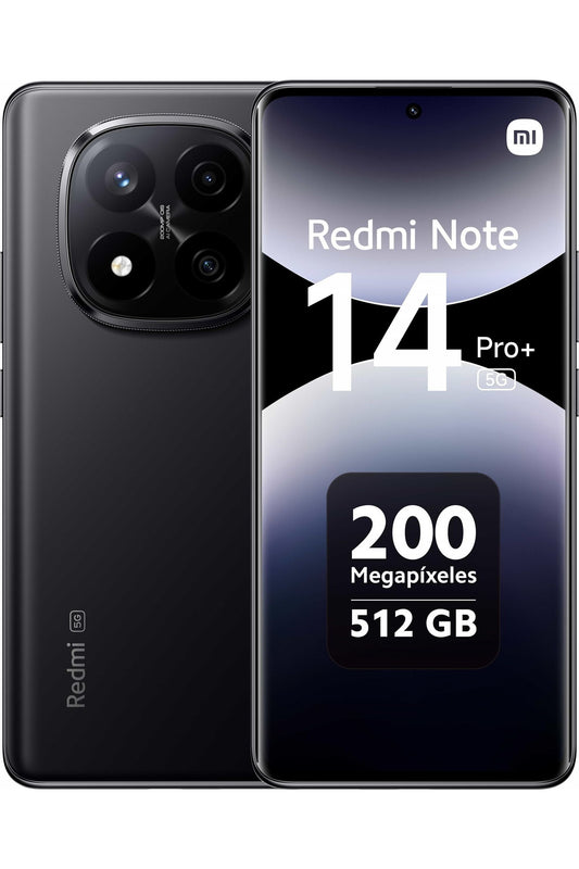 Xiaomi Redmi Note 14 Pro+ Plus 5G (512GB + 12GB) Unlocked (Midnight Black)