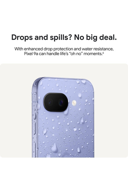 Google Pixel 9a with Gemini - Unlocked Obsidian - 128 GB