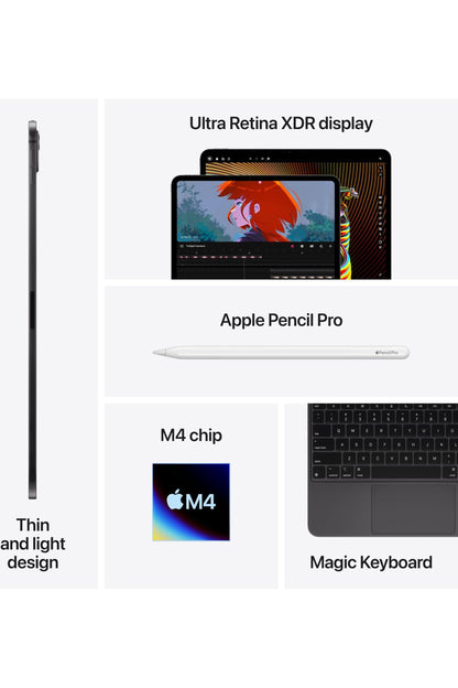 Apple iPad Pro 11-Inch (M4): Built for Apple Intelligence, Ultra Retina XDR Display, 256GB