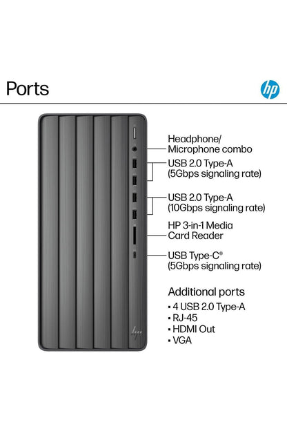 HP Envy Desktop PC, Intel Core i7-14700, 32 GB RAM, 1 TB SSD