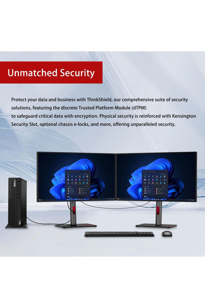 Lenovo ThinkCentre M70s SFF Small Business Desktop | 14th Gen Intel 20-Core i7-14700 | 32GB DDR5 | 1TB SSD | Bundle with ADATA 512GB External SSD