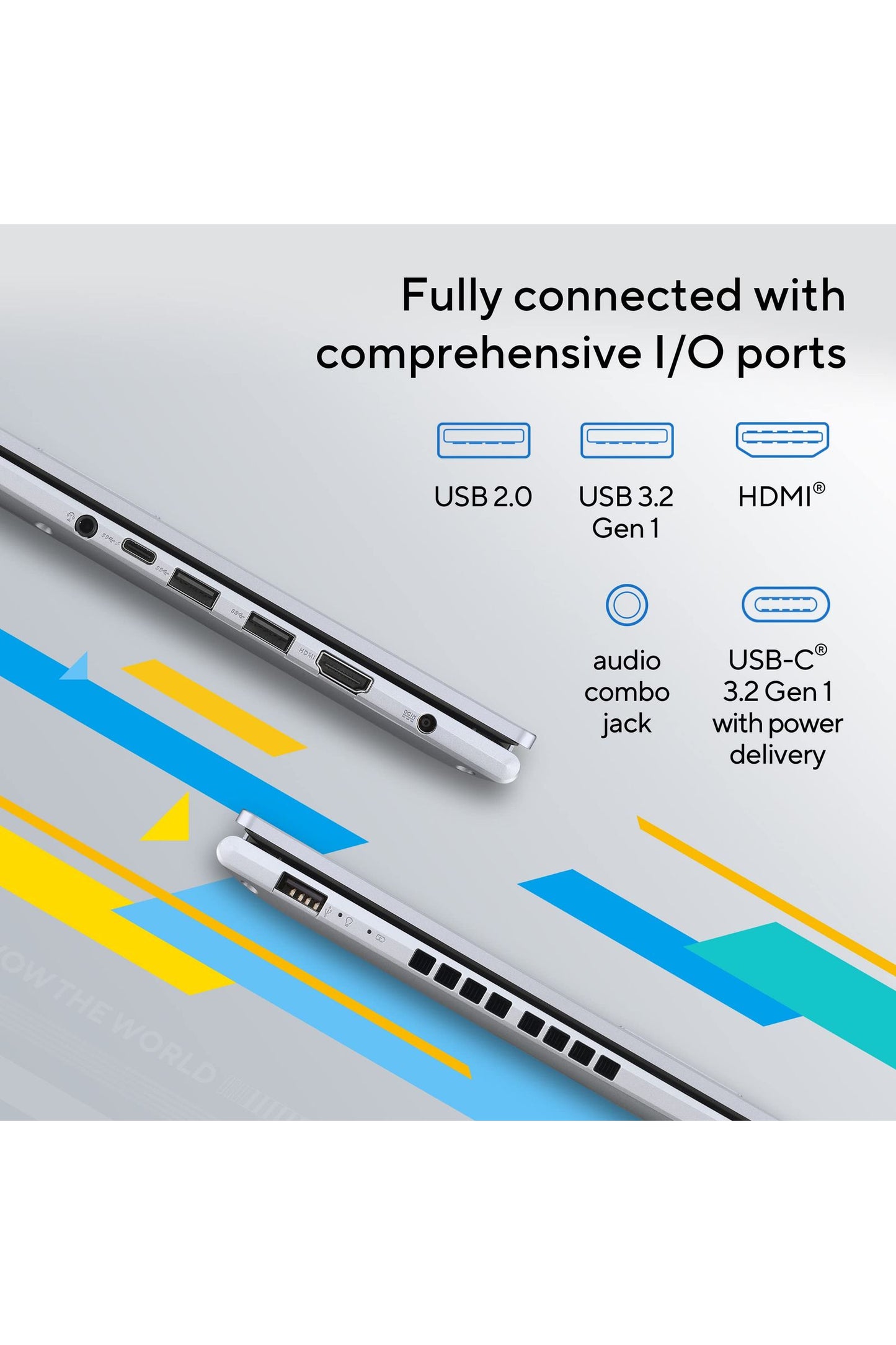 ASUS Vivobook 16 Laptop, Intel Core i5-13420H, Intel Iris Xᵉ Graphics, 16GB Memory, 512GB Storage