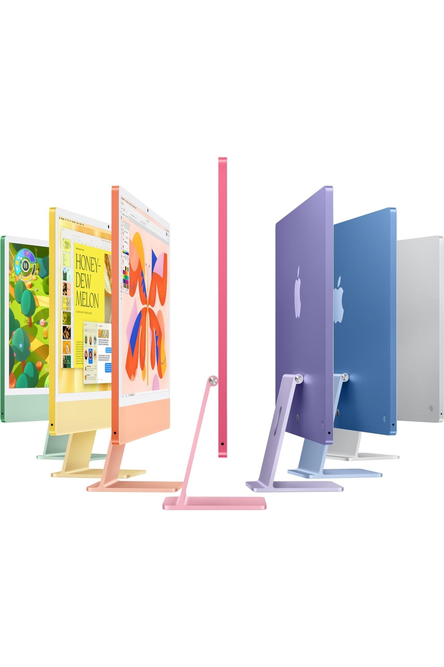 Apple iMac All-in-One Desktop M4 24-inch Retina Display, 16GB RAM, 256GB SSD Storage; Silver