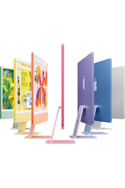 Apple iMac All-in-One Desktop M4 24-inch Retina Display, 16GB RAM, 256GB SSD Storage; Silver