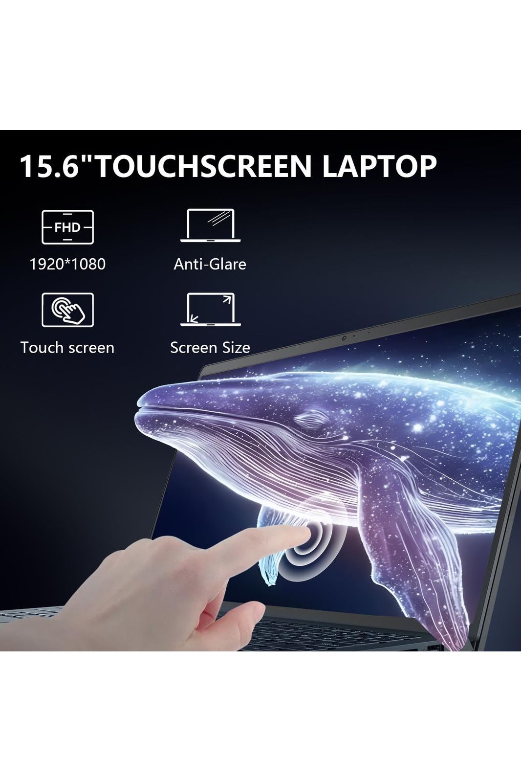 Dell Inspiron 15 15.6" Touchscreen Laptop Computer 13th Gen Intel 10-Core i5-1334U (Beat i7-1250U), 32GB DDR4 RAM, 1TB PCIe SSD