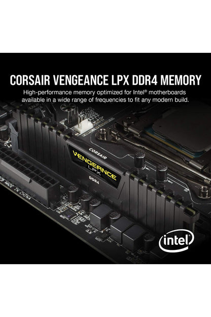 CORSAIR VENGEANCE LPX DDR4 RAM 32GB (2x16GB) 3600MHz CL18-22-22-42 1.35V Intel AMD Desktop Computer Memory