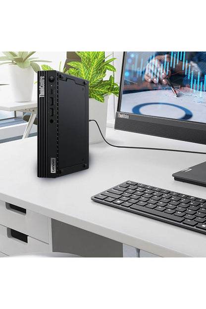 Lenovo ThinkCentre M70q Gen 4 MFF 1L Tiny PC Business Mini Desktop Computer, 32GB DDR5 RAM, 1TB PCIe SSD, 13th Gen Intel 16-Core i7-13700T