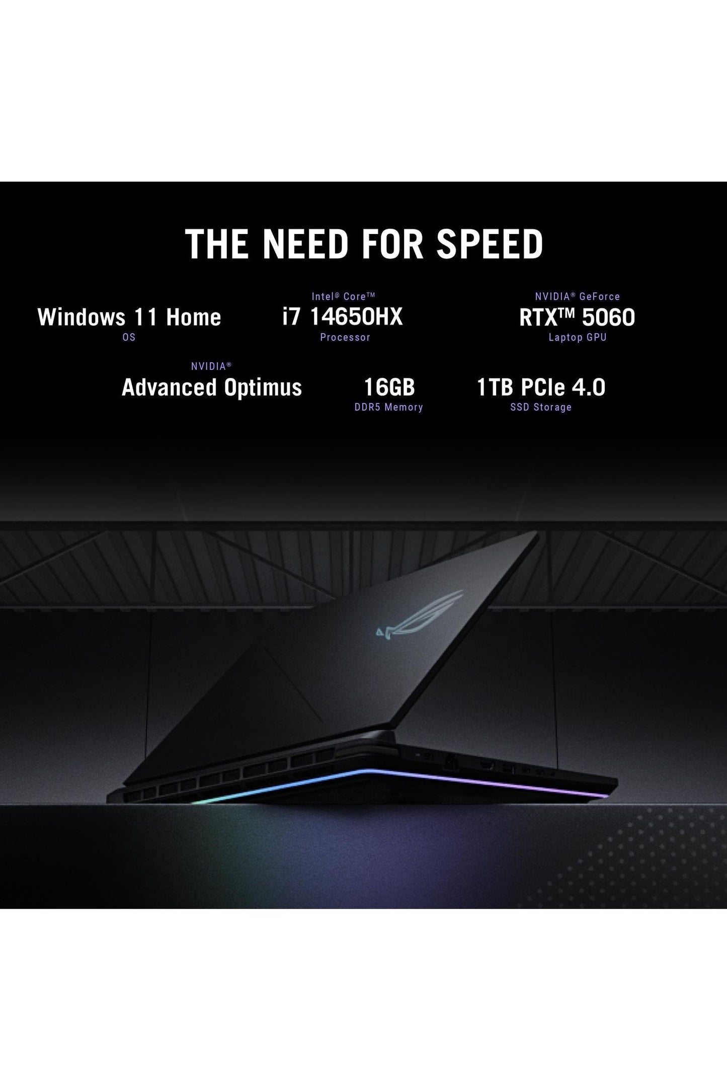 ASUS ROG Strix G16 16 inch Gaming Laptop, Intel® Core™ i7 16GB RAM, 1TB SSD