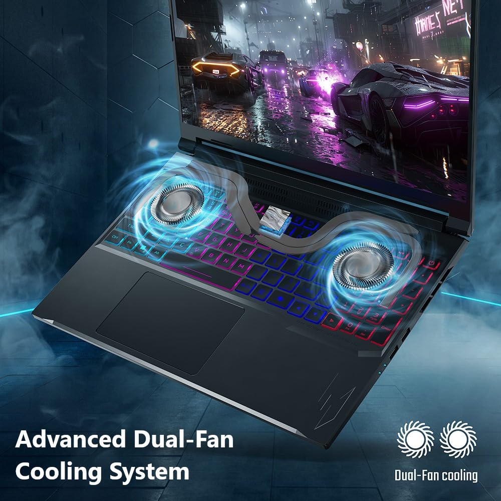 Acer Nitro V 16S AI Gaming Laptop | AMD Ryzen 7 260 Processor | NVIDIA GeForce RTX 5060 Laptop GPU (572 AI Tops) | 16" WUXGA IPS 180Hz Display | 32GB DDR5 | 1TB Gen 4 SSD |