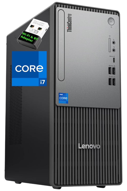 Lenovo ThinkCentre Neo 50T Tower Computer - Intel Core i7-12700K, 32GB Ram, 1TB NVMe SSD