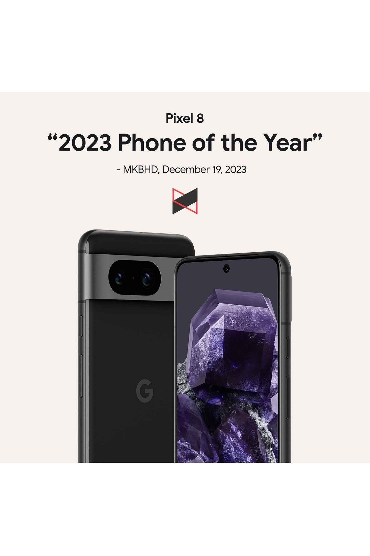 Google Pixel 8 - 128 GB - Unlocked - Obsidian