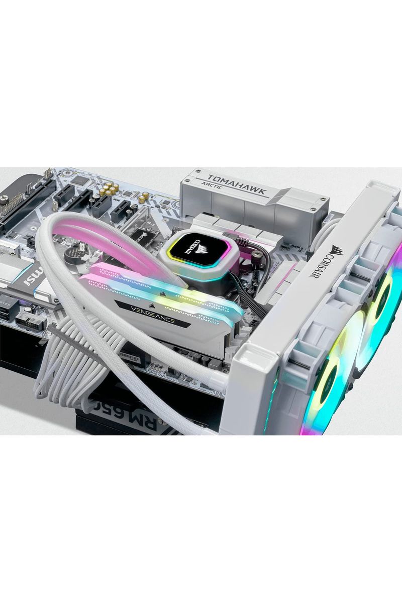 CORSAIR VENGEANCE RGB PRO SL DDR4 RAM 32GB (2x16GB) 3600MHz CL18-22-22-42 1.35V Intel AMD Desktop Computer Memory