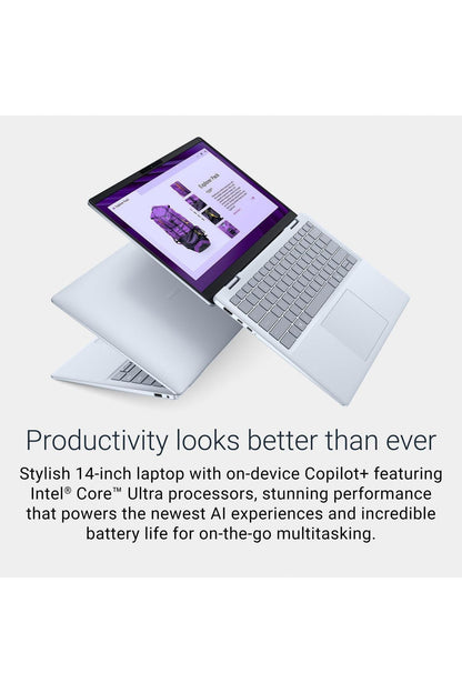 Dell 14 Plus Laptop DB14250-14-inch 16:10 2.5K (2560x1600) Display, Intel Core Ultra 7-258V, 32GB LPDDR5X RAM, 1TB SSD