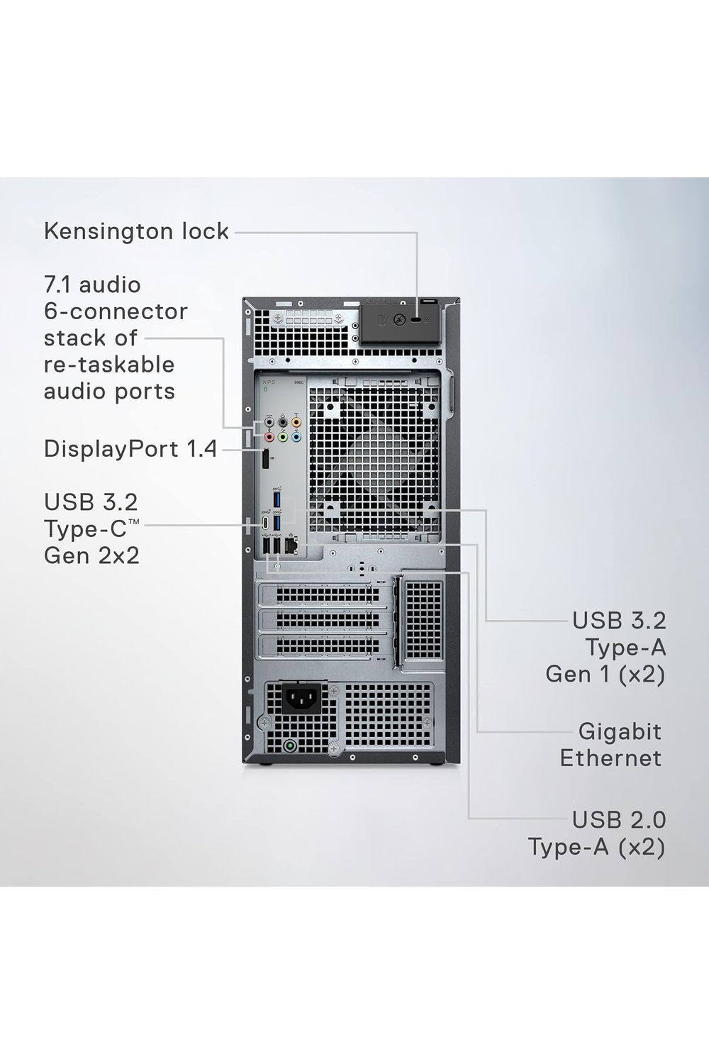 Dell XPS 8960 Desktop Computer Tower - 14th Gen Intel Core i9-14900 24-Core Processor, 64GB DDR5 RAM, 4TB NVMe SSD, NVIDIA GeForce RTX 4060
