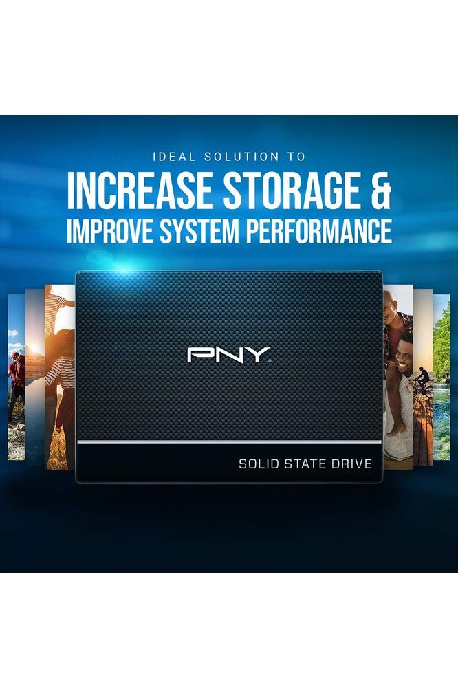 PNY CS900 250GB 3D NAND 2.5" SATA III Internal Solid State Drive (SSD)