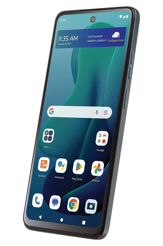TracFone Motorola Moto g 5G (2024) [Activation Promotion] Locked Prepaid Smartphone, 128GB, Gray - Includes $20 Unlimited Talk, Text, & 4GB Data 30-Day Plan