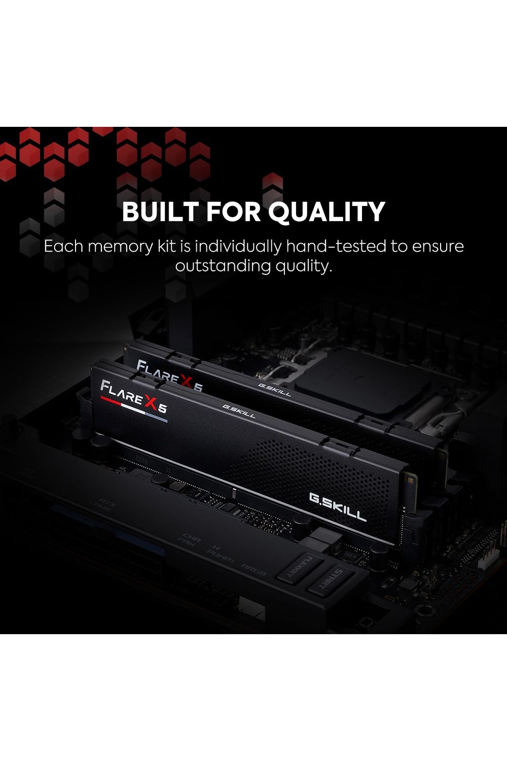 G.SKILL Flare X5 Series (AMD Expo & Intel XMP 3.0) DDR5 RAM 32GB (2x16GB) 6000MT/s CL36-36-36-96 1.35V Desktop Computer Memory