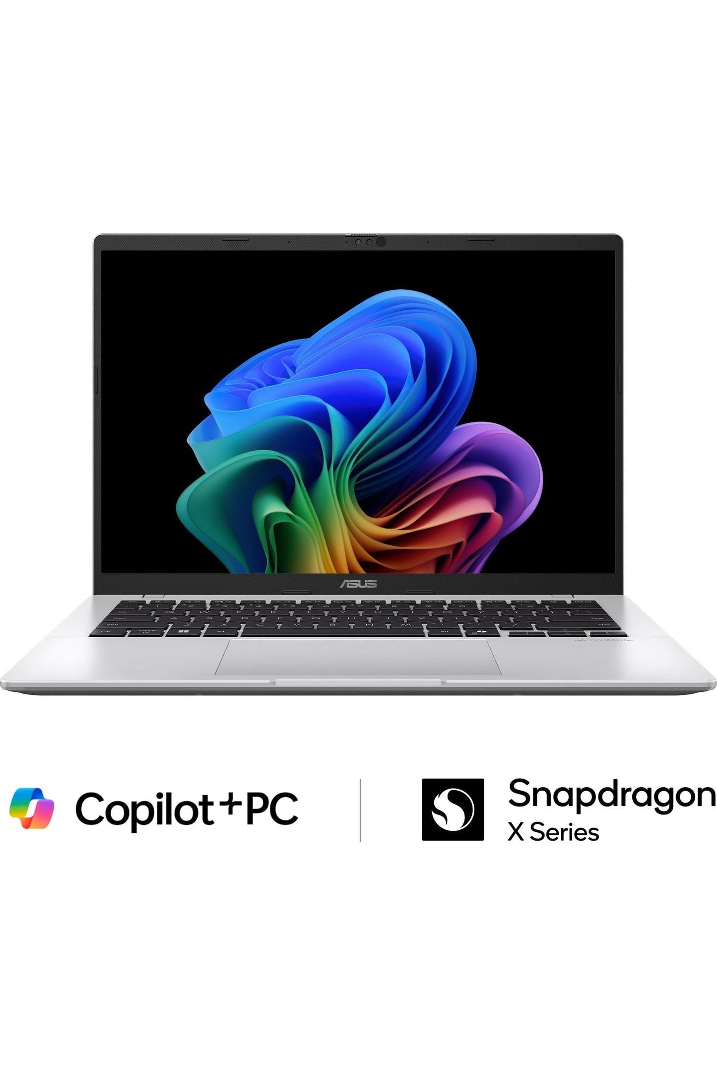 ASUS Vivobook 14 Laptop, Qualcomm Snapdragon X, Qualcomm Adreno GPU, 16GB RAM, 512GB SSD
