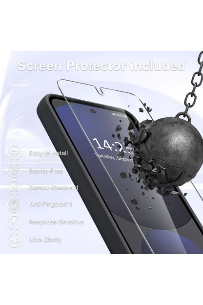 Samsung Galaxy S24 FE Case, Matte Magnetic Phone Case Black