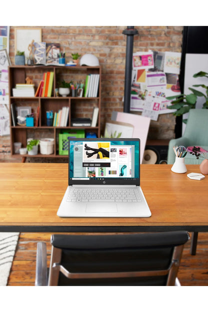 HP 14 Laptop, Intel Celeron N4020, 4 GB RAM, 64 GB Storage, 14-inch Micro-edge HD Display