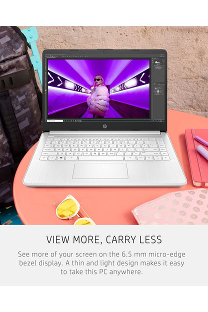 HP 14 Laptop, Intel Celeron N4020, 4 GB RAM, 64 GB Storage, 14-inch Micro-edge HD Display