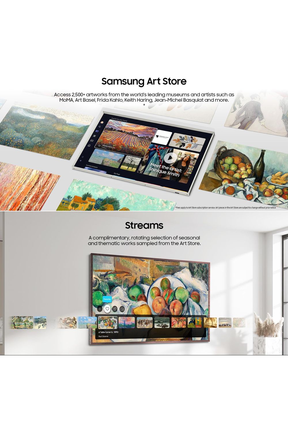 Samsung 55-Inch Class QLED 4K LS03D The Frame Series Quantum HDR Smart TV w/Dolby Atmos