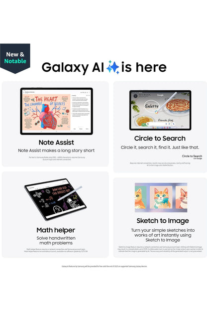 Samsung Galaxy Tab S10+ Plus 12.4” 256GB Android Tablet, Galaxy AI Tools, S Pen for Note-Taking, Moonstone Gray