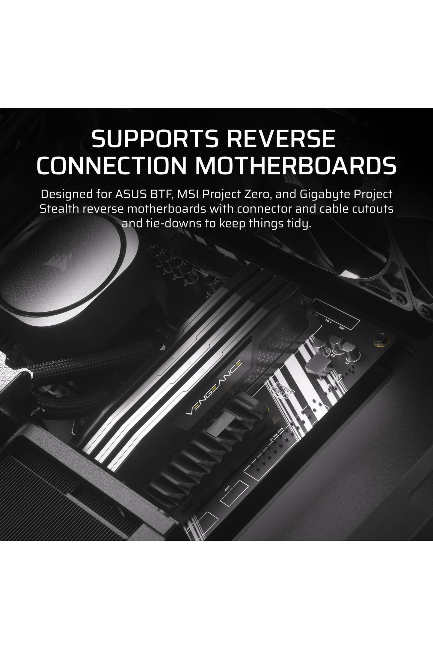 CORSAIR 4000D RS Frame Modular High Airflow Mid-Tower PC Case