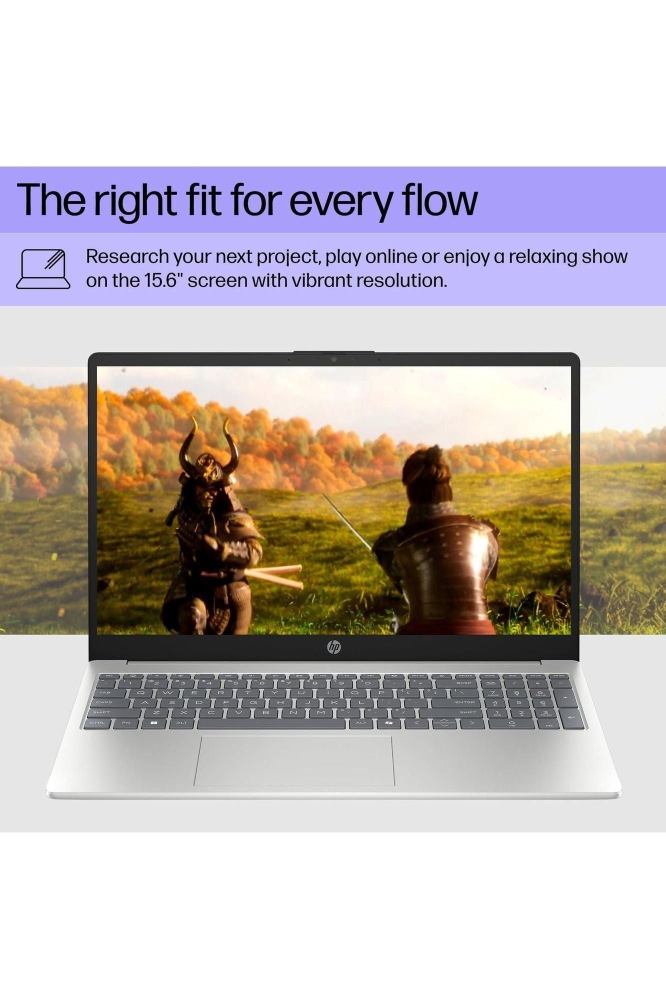 HP 15.6 inch Laptop, HD Touchscreen Display, AMD Ryzen 3 7320U, 8 GB RAM, 128 GB SSD, AMD Radeon Graphics