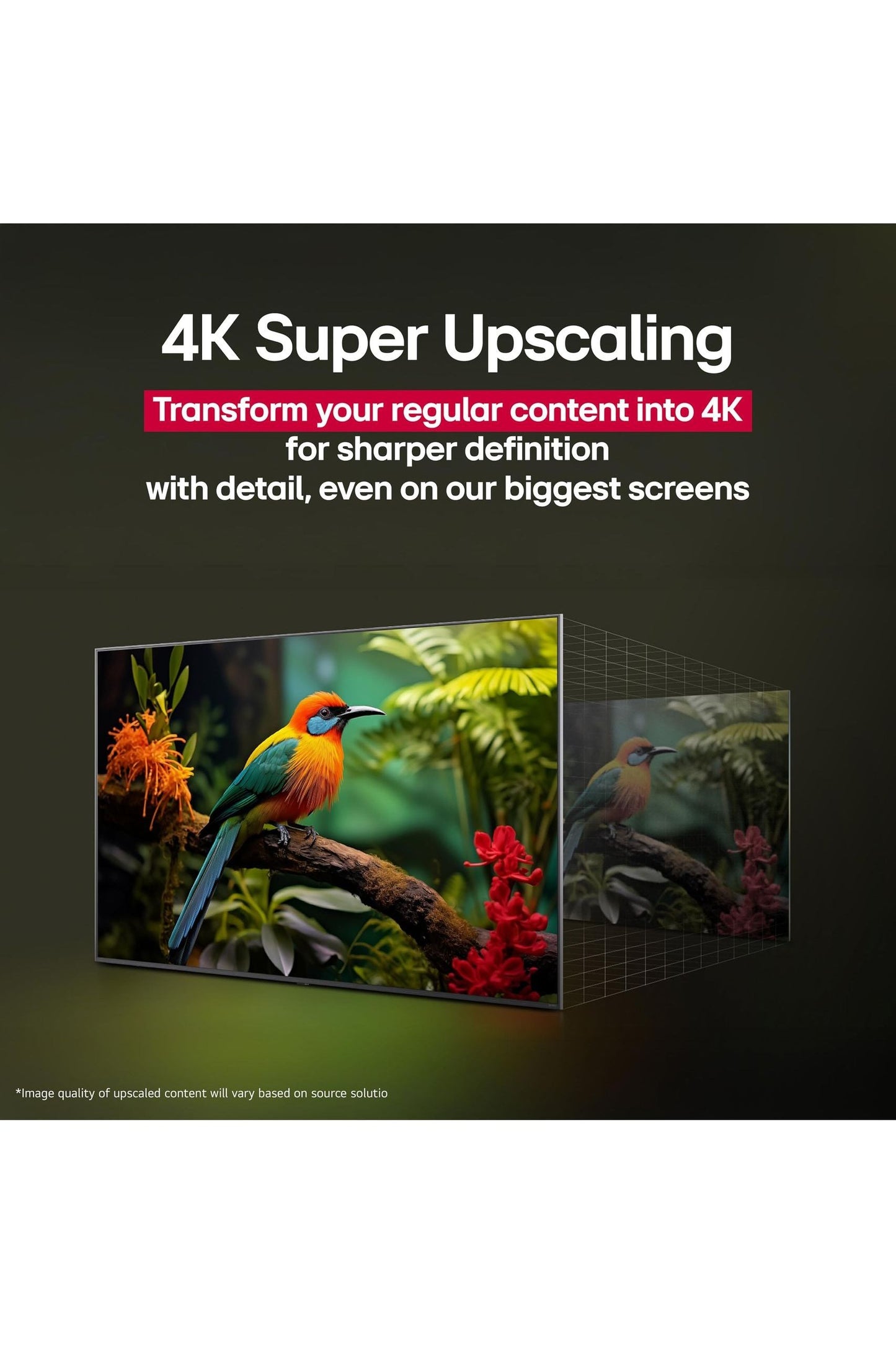 LG 55-Inch Class UHD AI 4K UA77 Series Smart TV w/AI Sound Pro, HDR10, 4K Super Upscaling