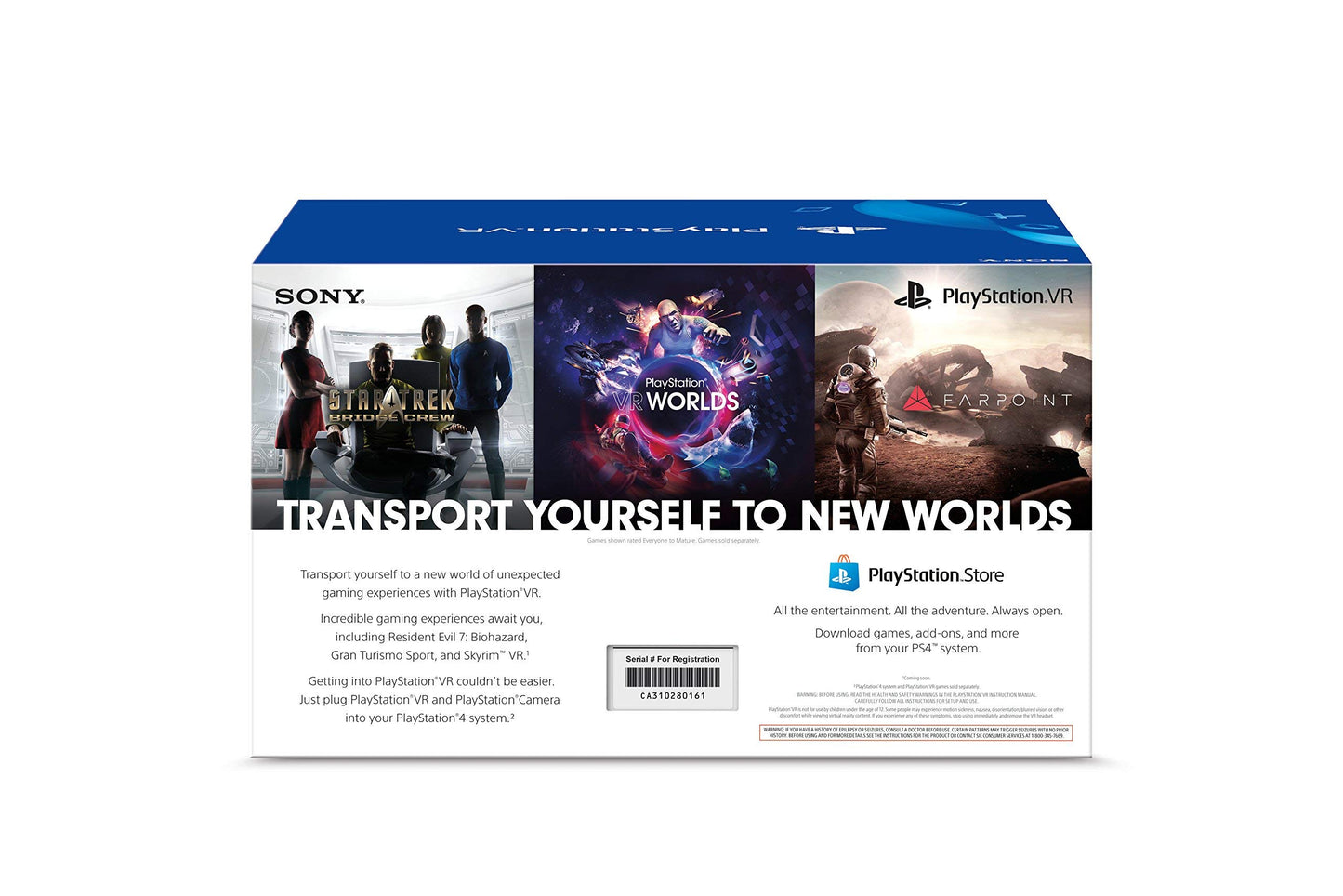PlayStation VR Headset + Camera Bundle