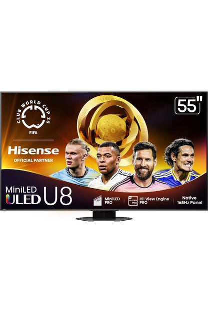 Hisense 55" Class U8 Mini-LED ULED 4K UHD Google Smart TV