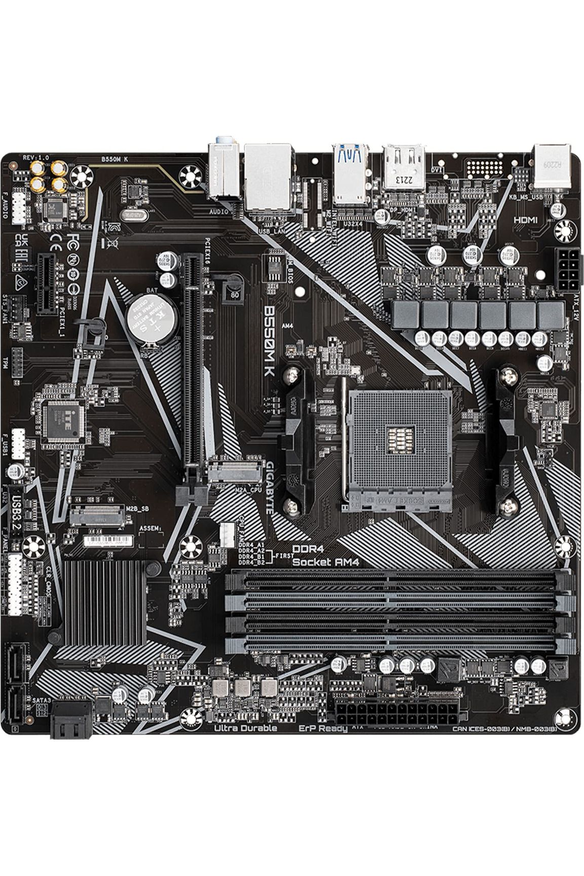 GIGABYTE B550M K Motherboard