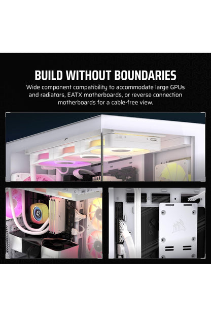 CORSAIR 3500X ARGB Mid-Tower ATX PC Case – Panoramic Tempered Glass