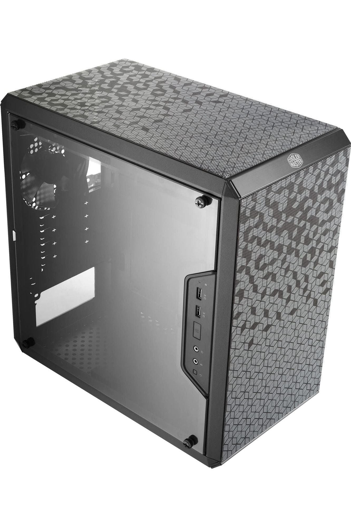 Cooler Master MasterBox Q300L Micro-ATX Tower with Magnetic Design Dust Filter, Transparent Acrylic Side Panel