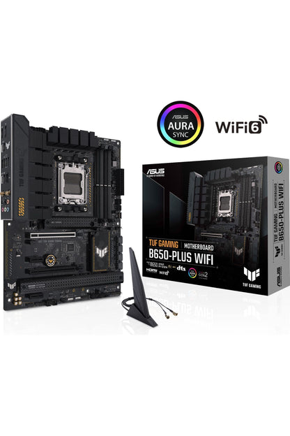 ASUS TUF GAMING B650-PLUS WIFI AMD B650 AM5 Ryzen™ Desktop 9000 8000 and 7000 ATX motherboard