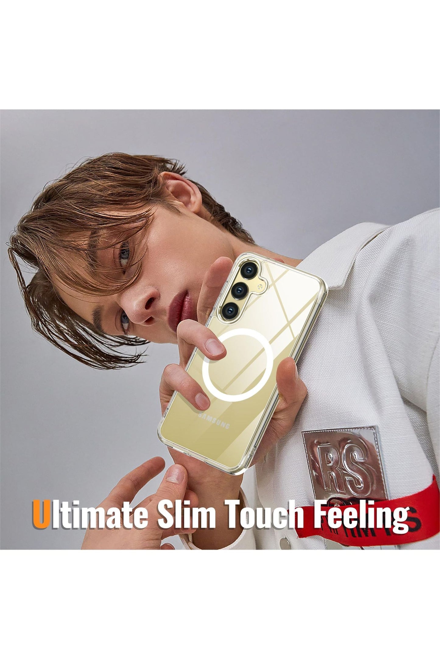 Samsung Galaxy S25 Case Clear [Compatible with MagSafe][Anti-Yellowing]