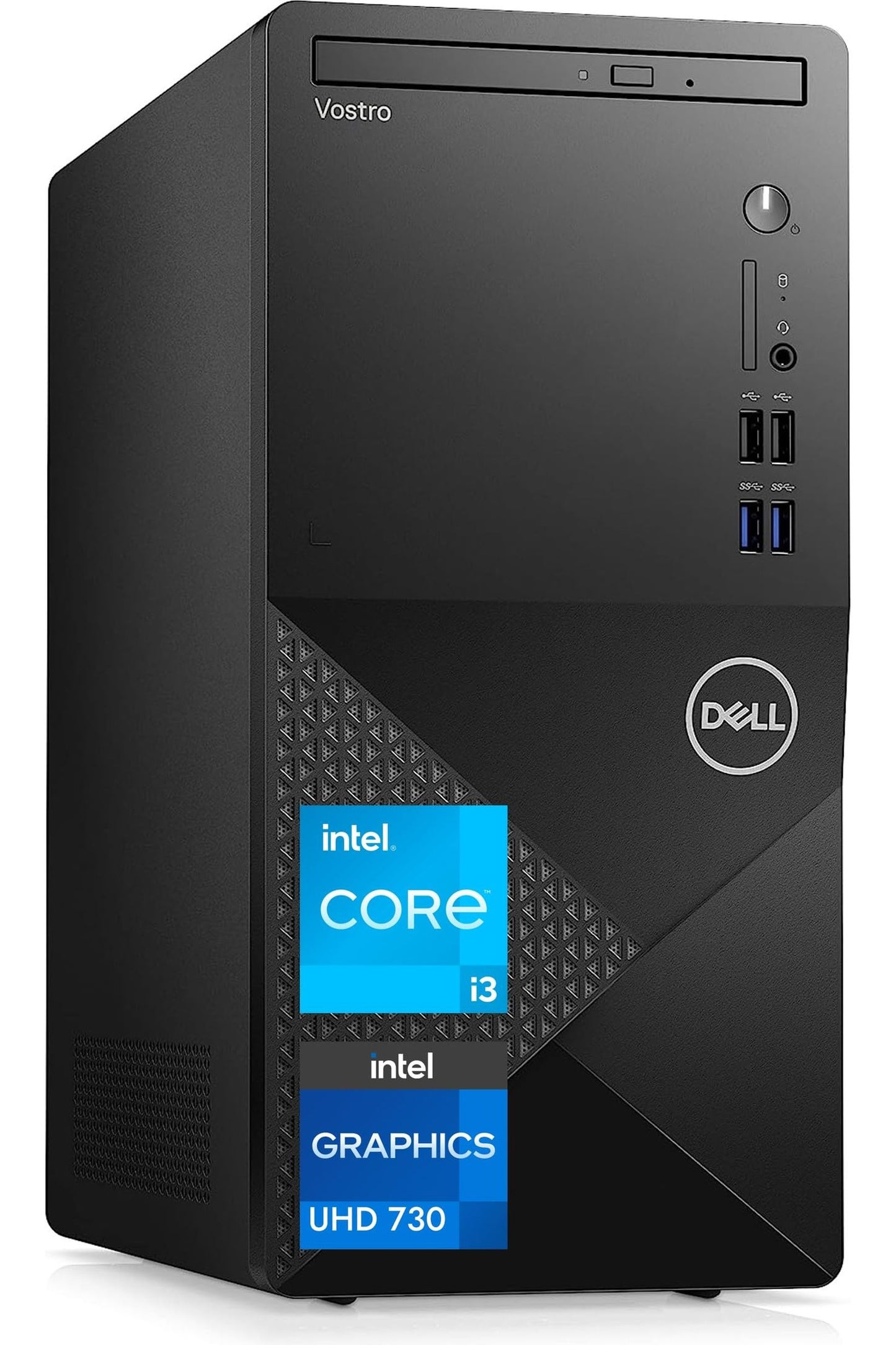 Dell Vostro 3910 Desktop Computer | 12th Gen Intel 4-Core Processor | 16GB DDR4 RAM | 256GB SSD + 1TB HDD | Intel UHD Graphics 730 | WiFi 6 |