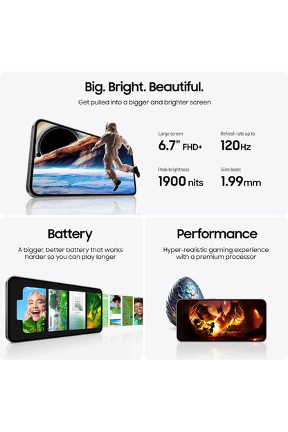 Samsung Galaxy S24 FE AI Phone, 256GB Unlocked US 1 Yr Warranty