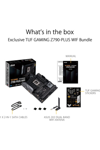 ASUS TUF Gaming Z790-Plus WiFi LGA 1700(Intel 14th,12th &13th Gen) ATX Gaming Motherboard