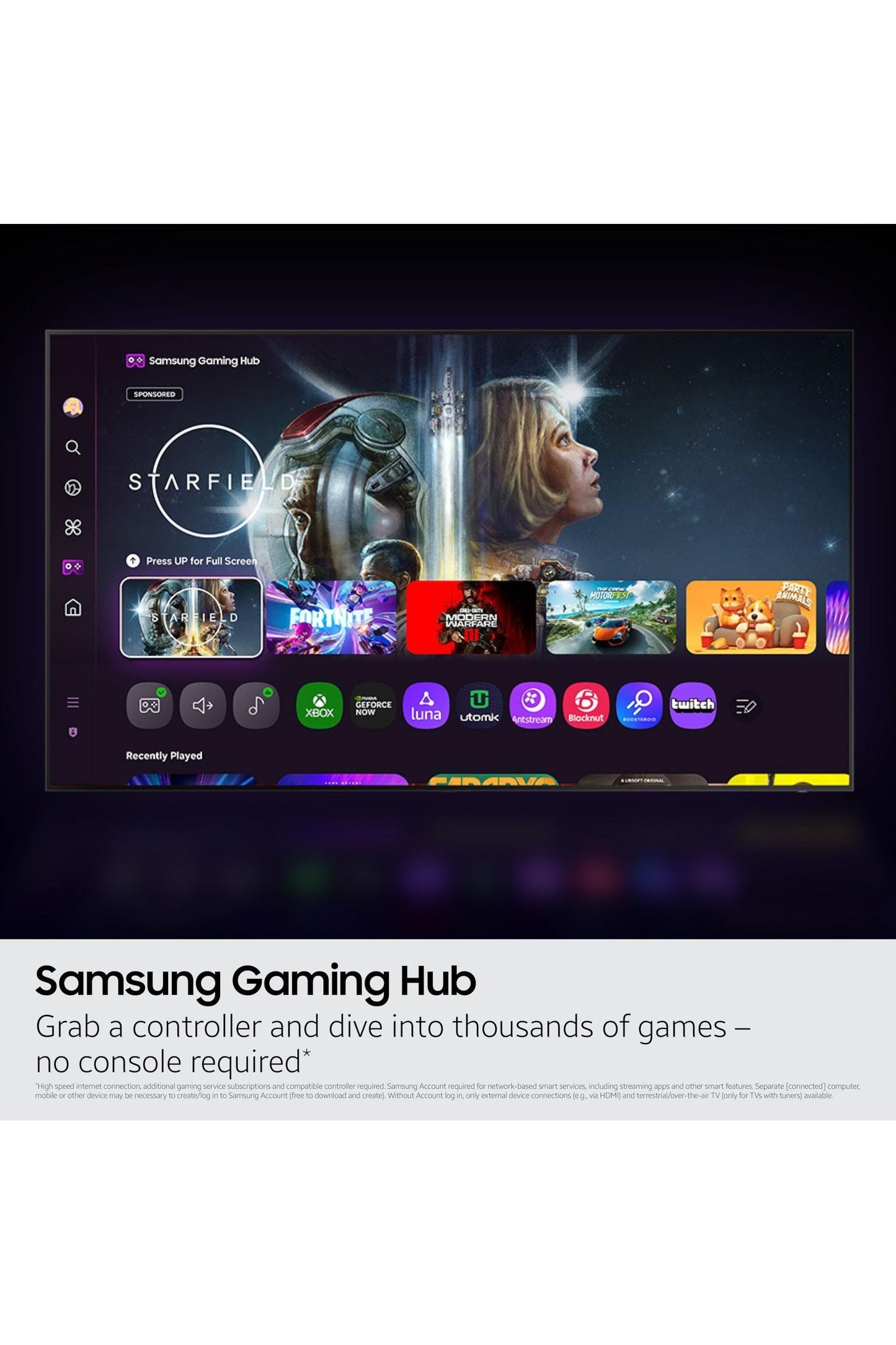 Samsung 55-Inch Class QLED Q7F Series Samsung Vision AI Smart TV
