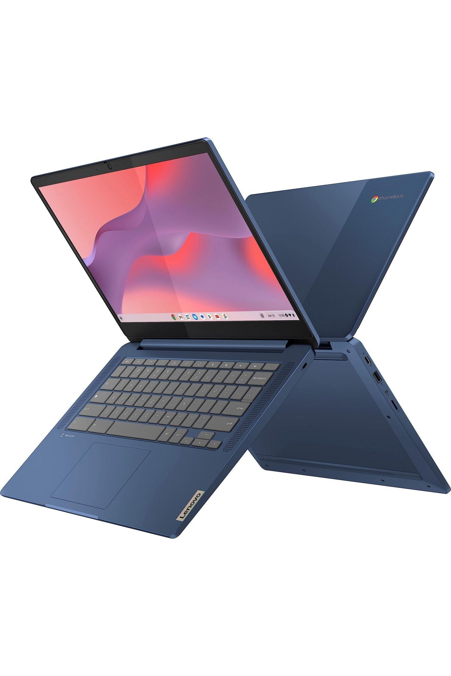 Lenovo Flagship Chromebook, 14'' FHD Touchscreen Slim Thin Light Laptop Computer, 8-Core MediaTek Kompanio 520 Processor, 4GB RAM, 64GB eMMC
