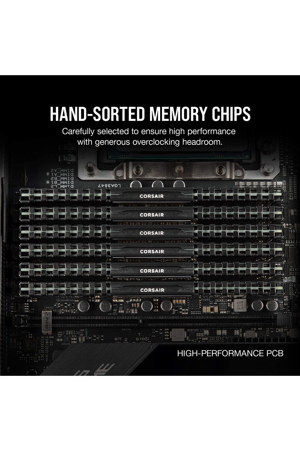 CORSAIR VENGEANCE LPX DDR4 RAM 64GB (2x32GB) 3200MHz CL16-20-20-38 1.35V Intel AMD Desktop Computer Memory