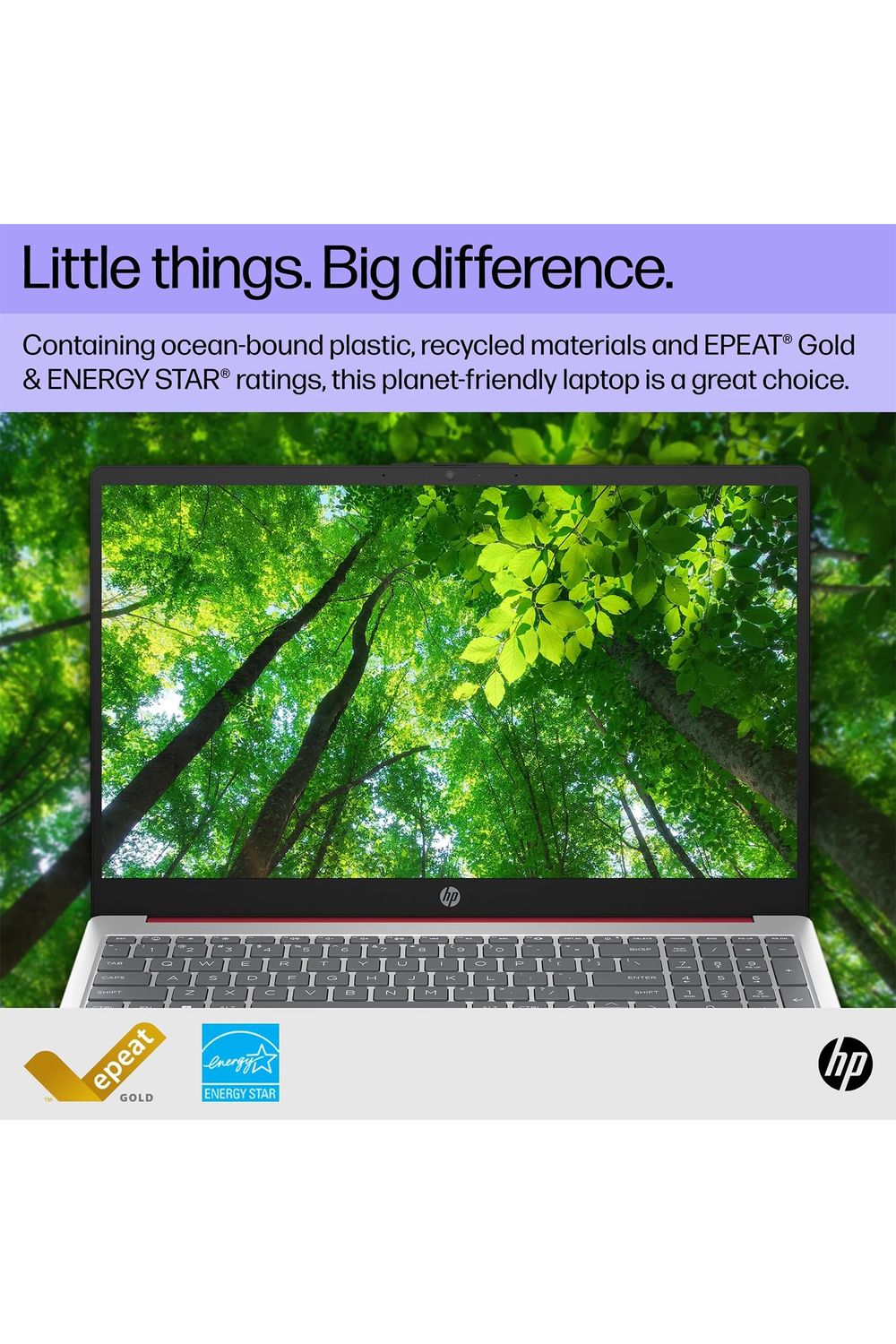 HP 15.6" Portable Laptop Intel Quad-Core N200 Processor, 16GB RAM, 128GB Storage, Red