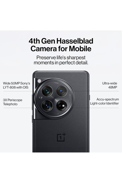 OnePlus 12  16GB RAM - 512GB -Unlocked - Silky Black