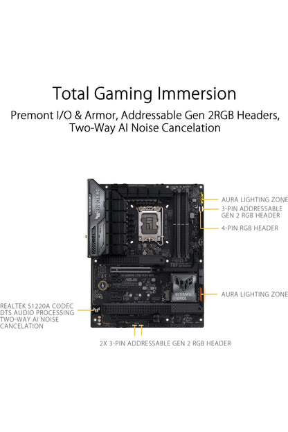 ASUS TUF Gaming Z790-Plus WiFi LGA 1700(Intel 14th,12th &13th Gen) ATX Gaming Motherboard
