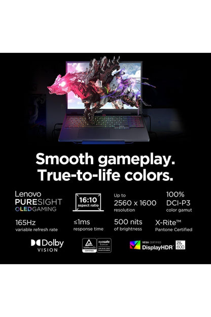 Lenovo Legion 5i – Gaming Laptop - Intel® Core™ i7-14700HX - 15" 2.5K WQXGA PureSight OLED Display–165Hz Refresh Rate–NVIDIA® GeForce RTX™ 5070 – 16 GB Memory – 1 TB Storage