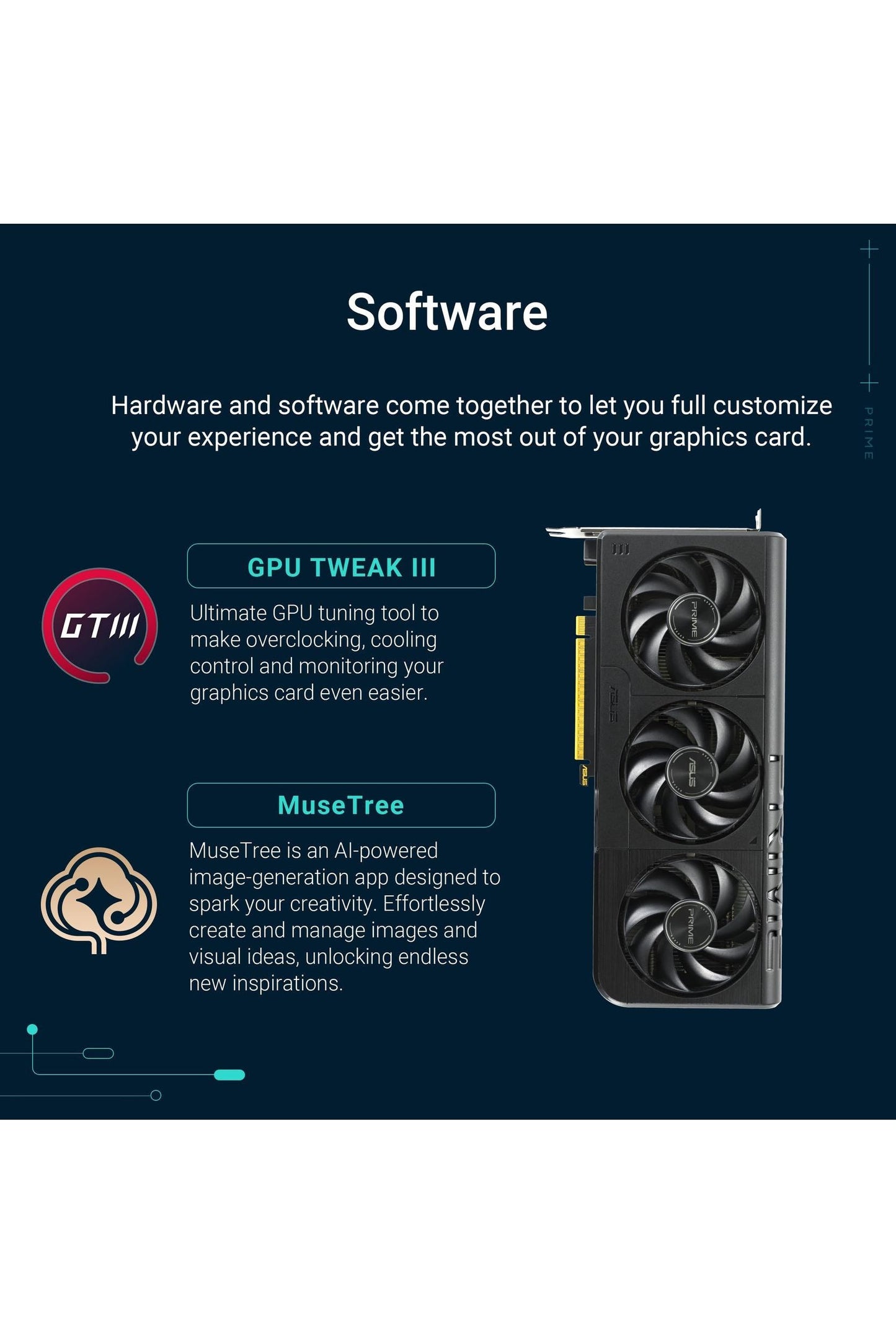 ASUS The SFF-Ready Prime GeForce RTX™ 5060 8GB GDDR7 OC Edition Graphics Card